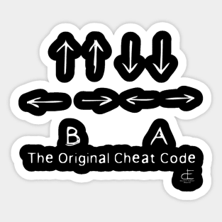 The Original Cheat Code Sticker